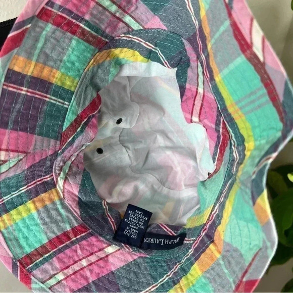 Ralph Lauren Kids Multicolor Plaid Bucket Hat - Picture 5 of 12